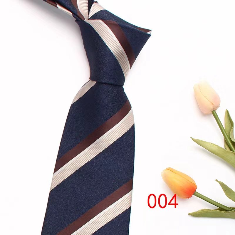 Fashion Wine Red Ties For Men Vintage Groom Wedding Striped Polyester Business Neckties Manufacturers In Stock