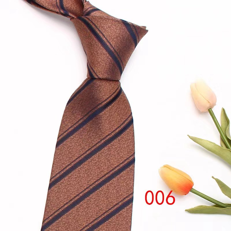 Fashion Wine Red Ties For Men Vintage Groom Wedding Striped Polyester Business Neckties Manufacturers In Stock