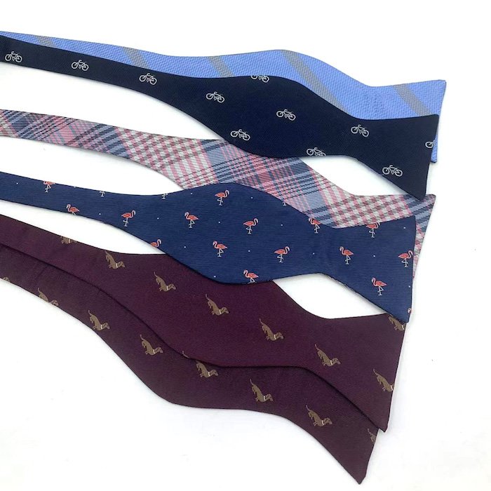 Custom Wholesale ready-tied wool Bow Ties noeuds papillons