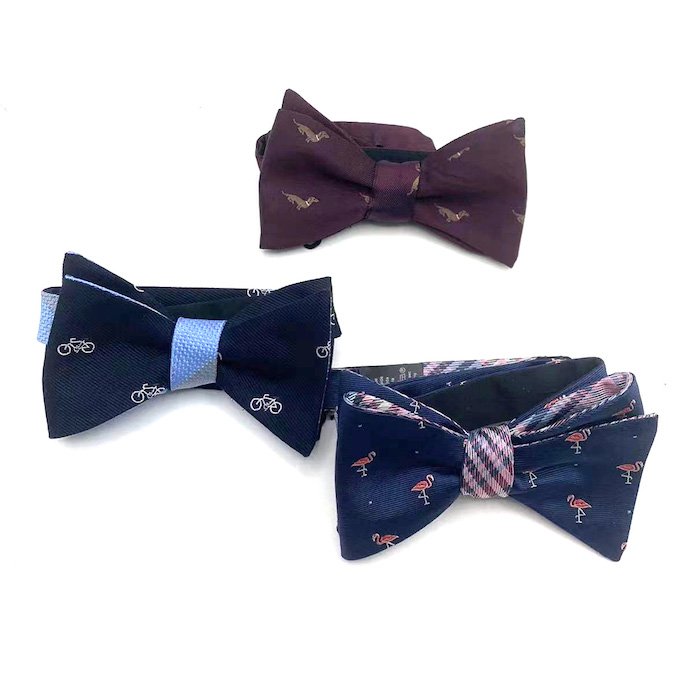 Custom Wholesale ready-tied wool Bow Ties noeuds papillons