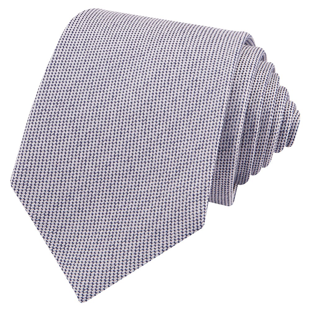 Manxiang Classic Handmade Solid Color Famous Brand Logo Jacquard Polyester Tie