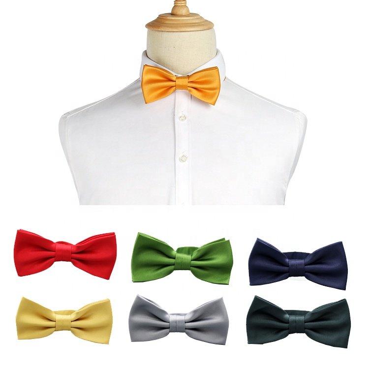 Wholesale Jacquard Polyester Fabric Bow Tie Ready to Wear Mens' Bowtie for Sale
