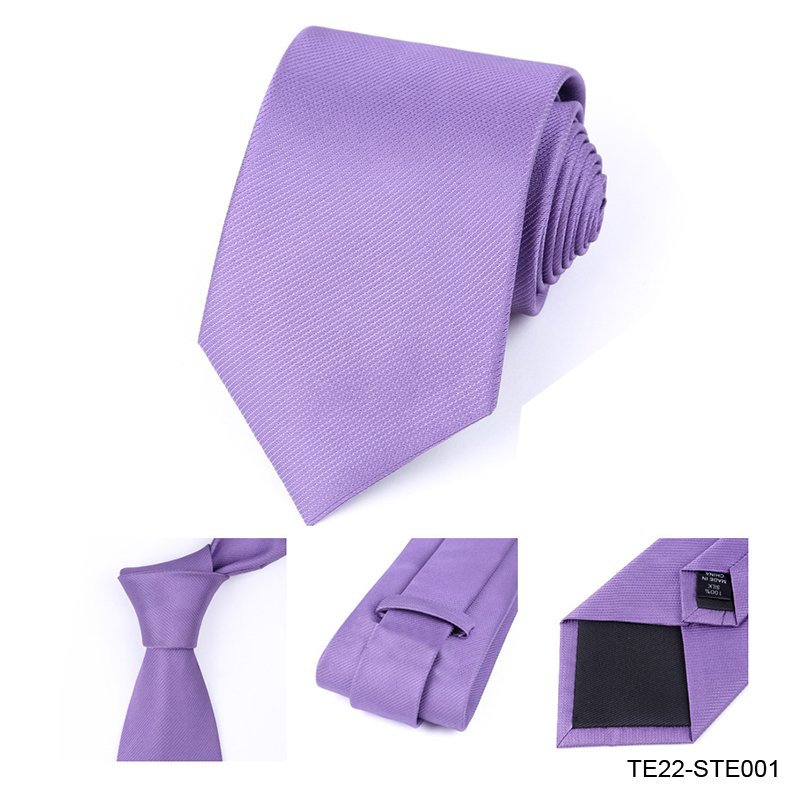 Custom Logo Pure Color Silk Neckties Men Classic Business Suits Casual Plain Color Mulberry Tie