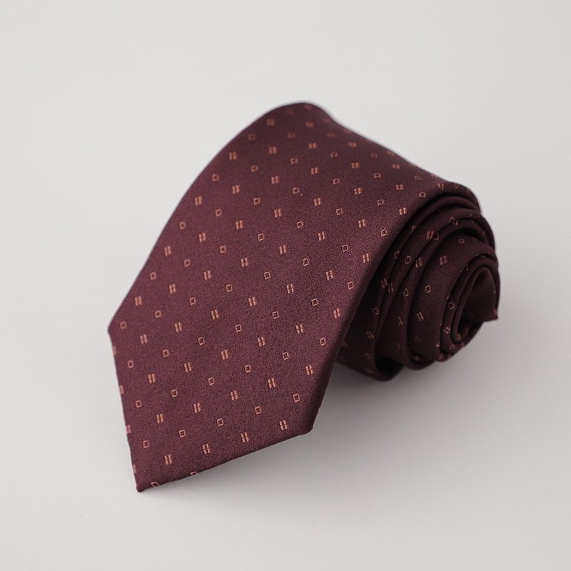 Gentlemen Wedding Polyester Fabric Retro Style Neck Tie Professional Business Jacquard Printed Image Men's Casual Ties 145*8 cm