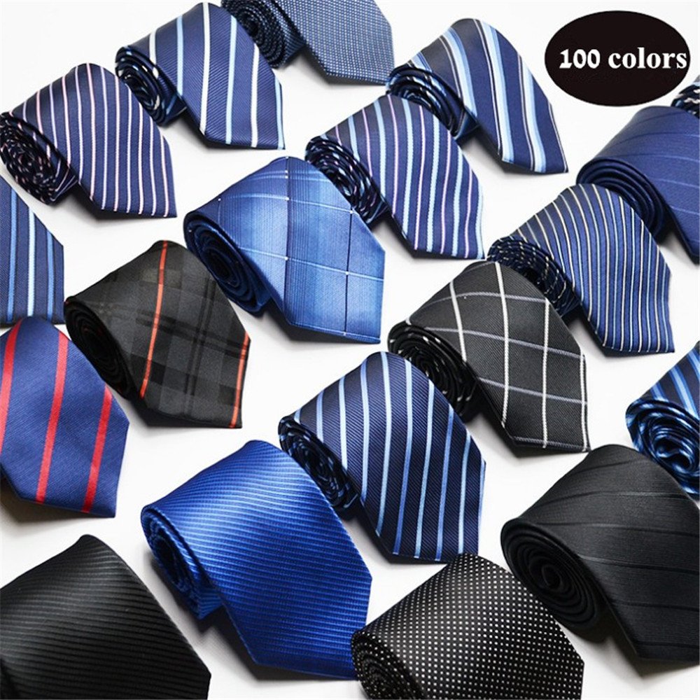Men's Polyester Striped Neck Tie for Wholesale