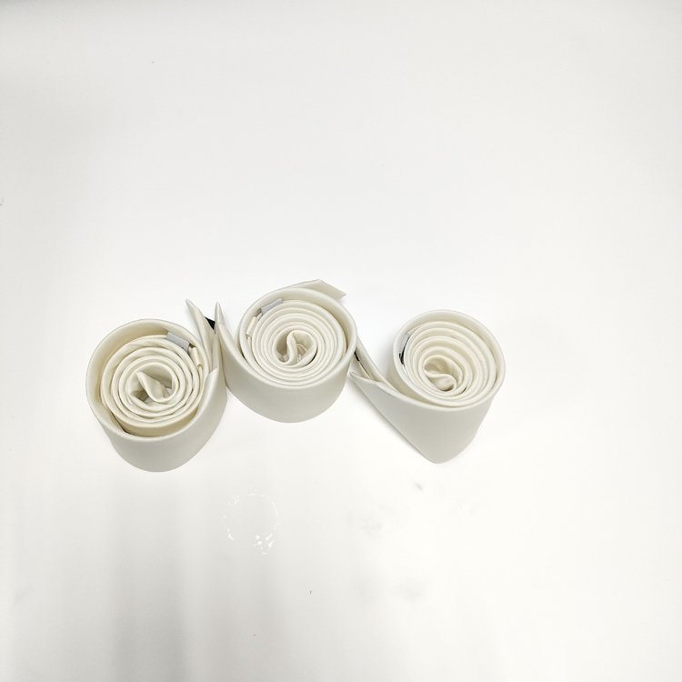 White Silk Neck Tie For Painting Man Silk Tie For Wedding