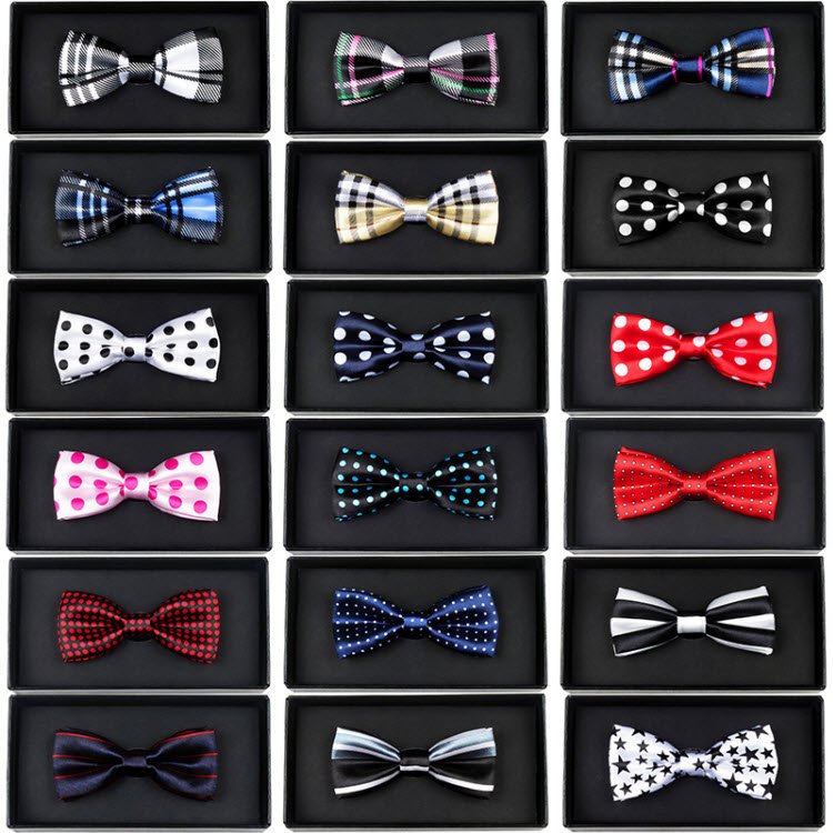 Children Bow Ties Kids Print Neck Ties Popular Pets Boys Girls Stripe Tartan Polka Dot Bowtie