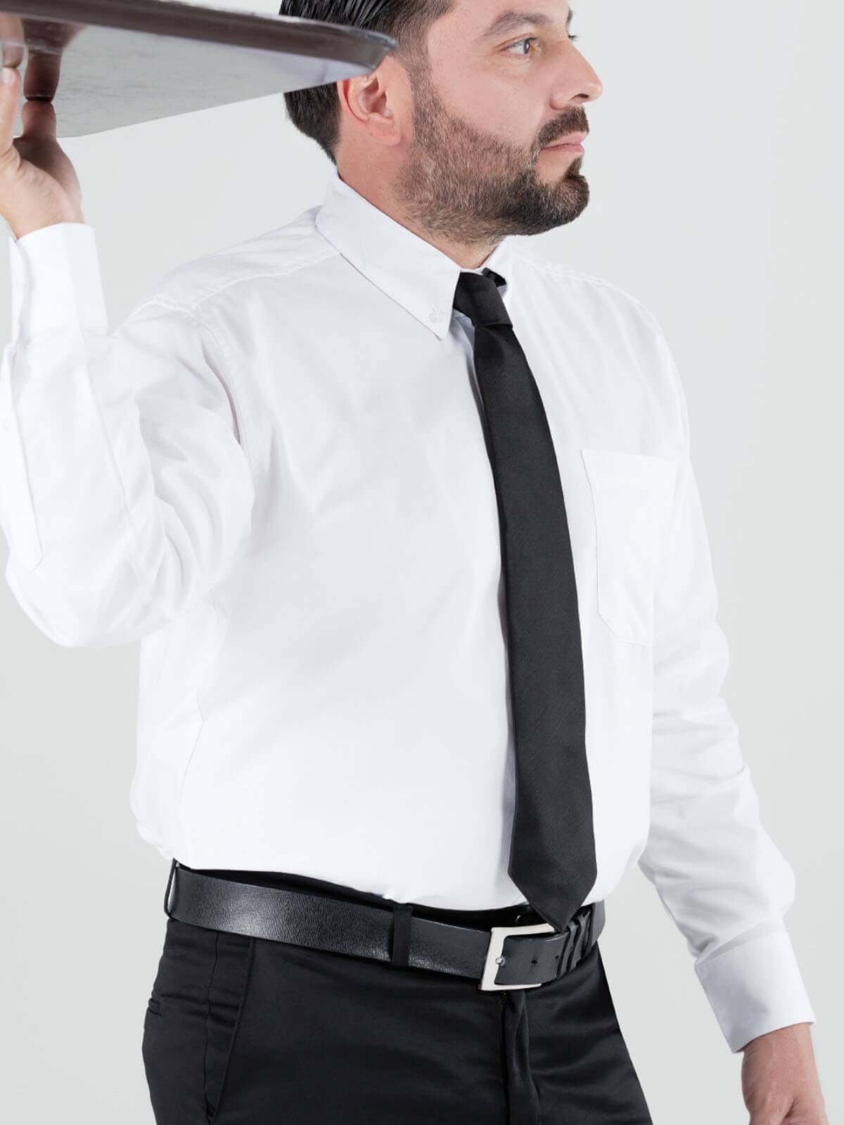 Custom Ties with Logo Smooth Satin Ideal for Waiters Black Color Hot Selling Premium Quality