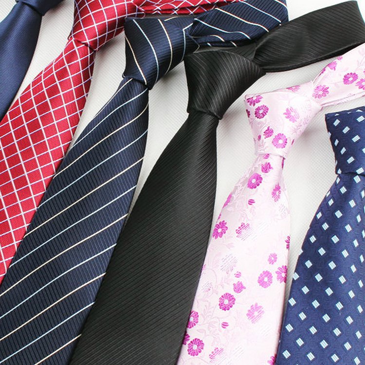 Western solid color Necktie Blue black Microfiber Men'S Ties Newly Fashion Design Business Tie