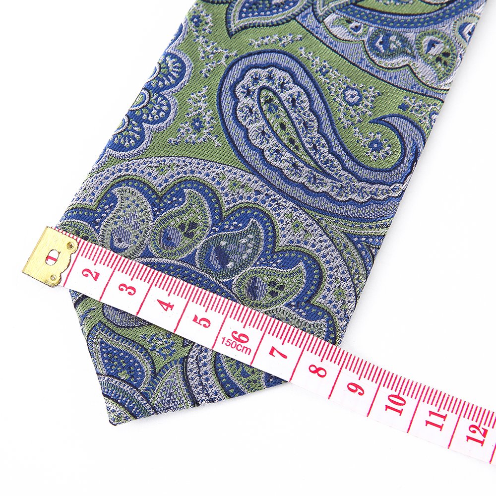 Mens Floral Ties Silk Jacquard Woven Christmas Tie Paisley Necktie Gravata Classic Fashion Business Wedding Tie for Men Poly Bag