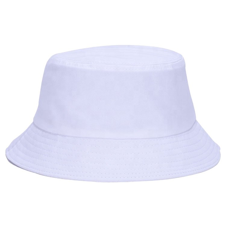 Wholesale Solid Color traveling double sided sun visor hat beach unisex fisherman hat 100% pure cotton bucket hat
