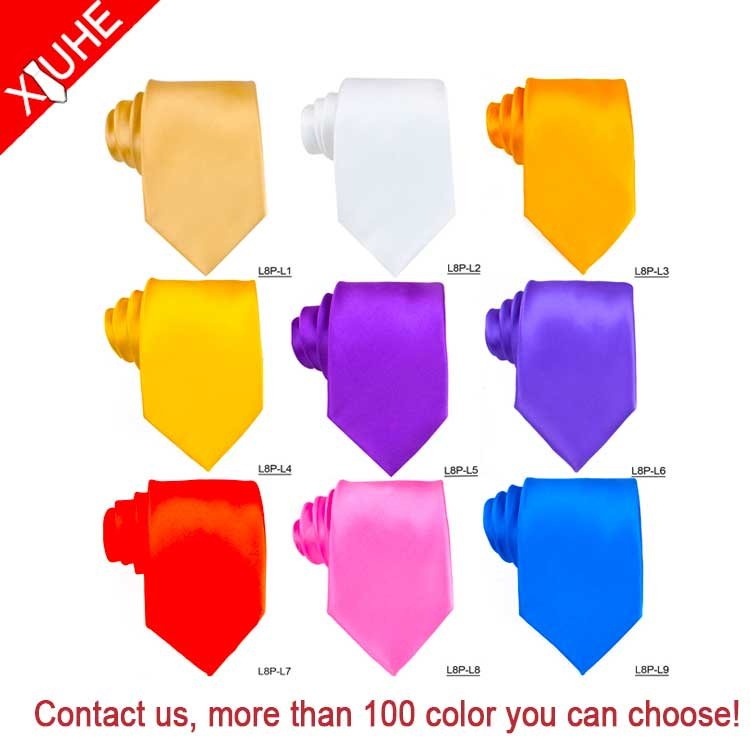 Wholesale Custom Your Logo Cheap Satin Tie Plain Necktie Polyester Wholesale Cheap Neckties Print Neck Ties for Men