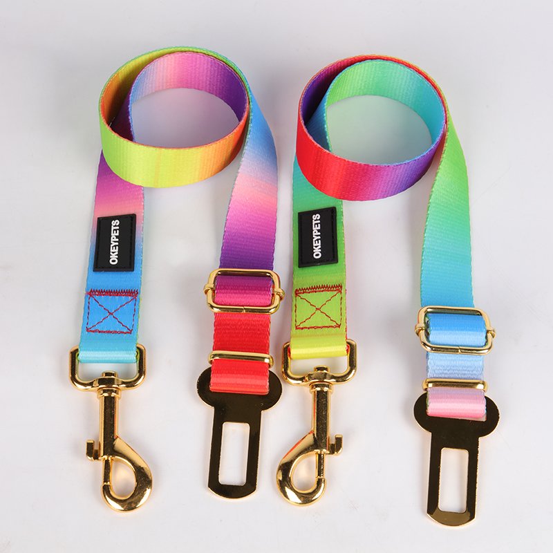 OKEYPETS Supplies Luxury Pet Harness Custom Adjustable Soft Collar Leash Neoprene Pet Dog Harness Set