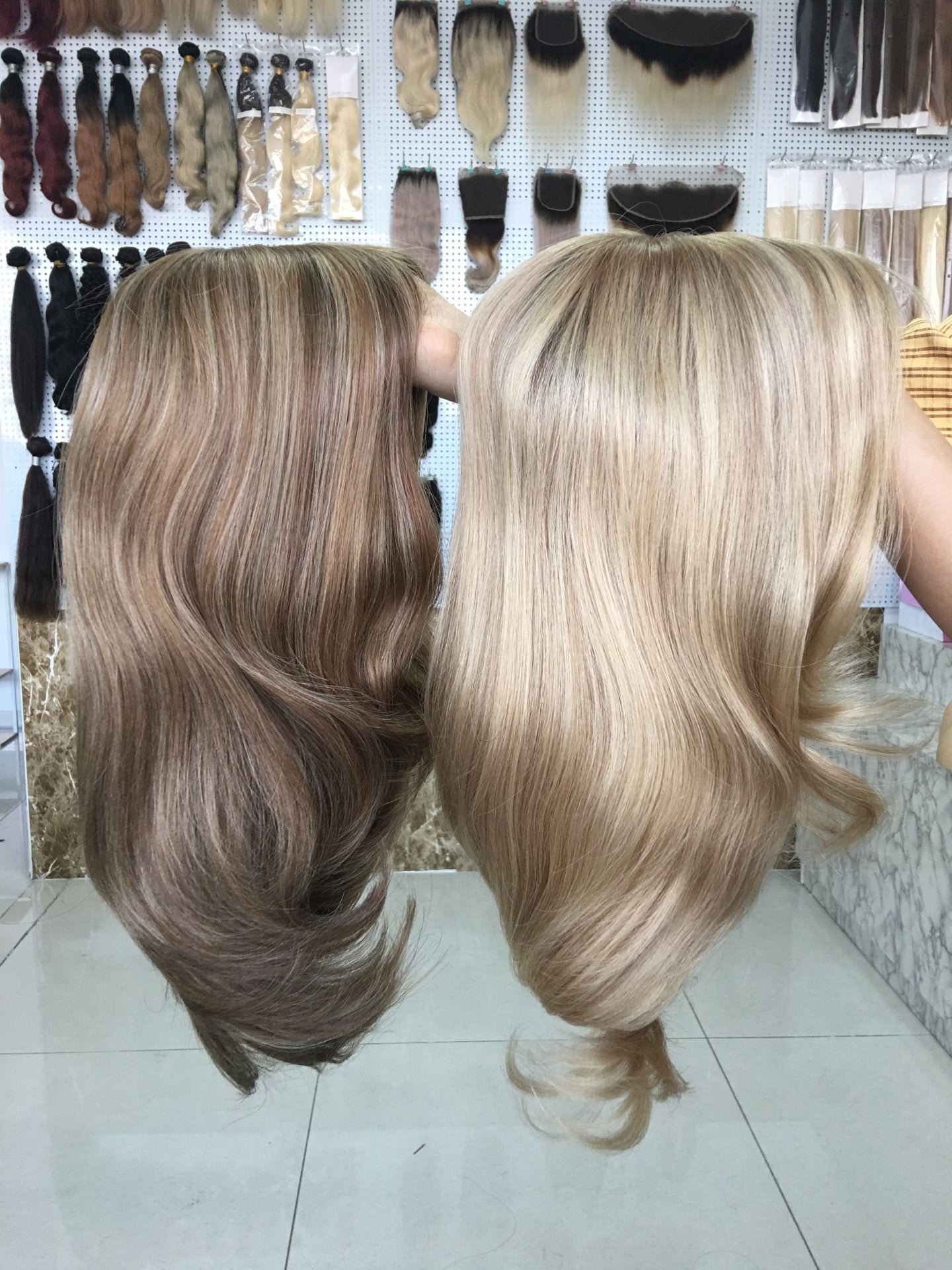 Beauty girl Hot selling raw virgin cuticle aligned australia natural human hair Silk base medical wigs for women
