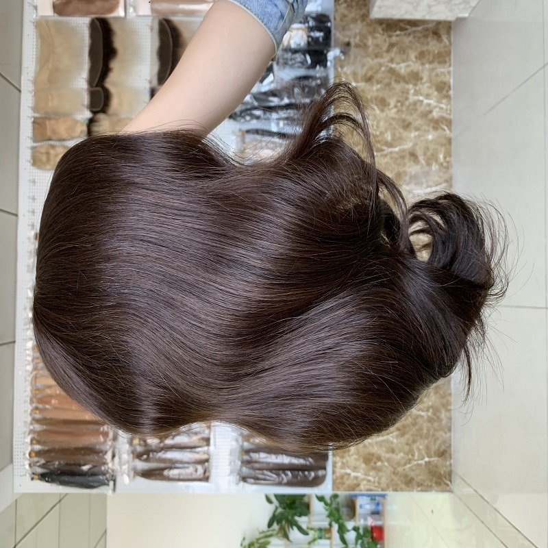 Beauty girl Hot selling raw virgin cuticle aligned australia natural human hair Silk base medical wigs for women