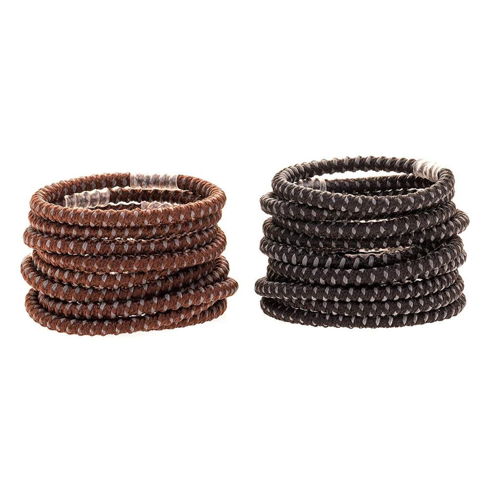 No Crease Large Non Slip Elastic Hair Bands For Women Firmly Hold Slideproof Hair Ties For Thick Curly Hair