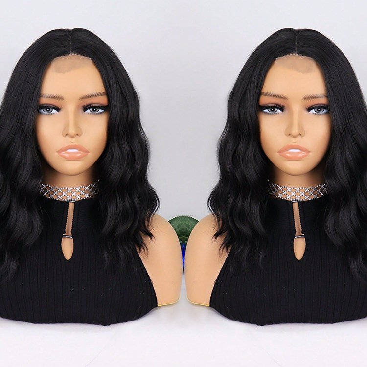 250% Density Human Hair Wigs For Women Glueless Body Wave 13*4 4x4 Bob Lace Closure Wig Peruvian Virgin Wavy Human Hair Wig
