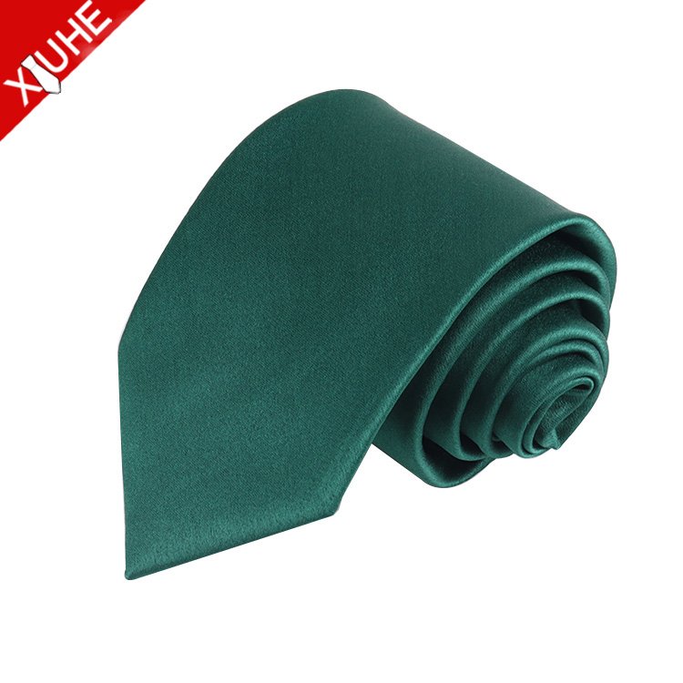 Casual 9 cm Ties Classic Design Handmade Black Necktie Custom Solid Color Mens Tie