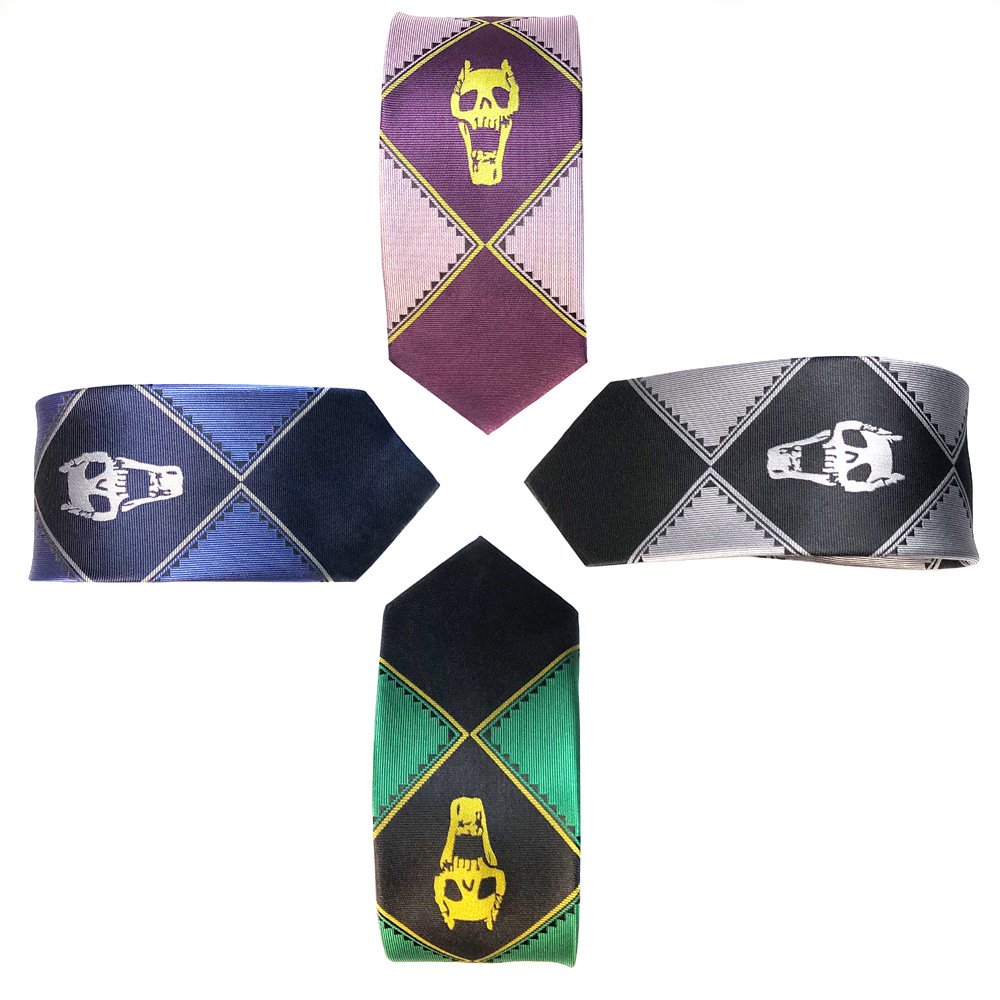wholesale Japanese jojo tie Kira Yoshida skeleton men's and women's anime cosplay hand play jk two yuan