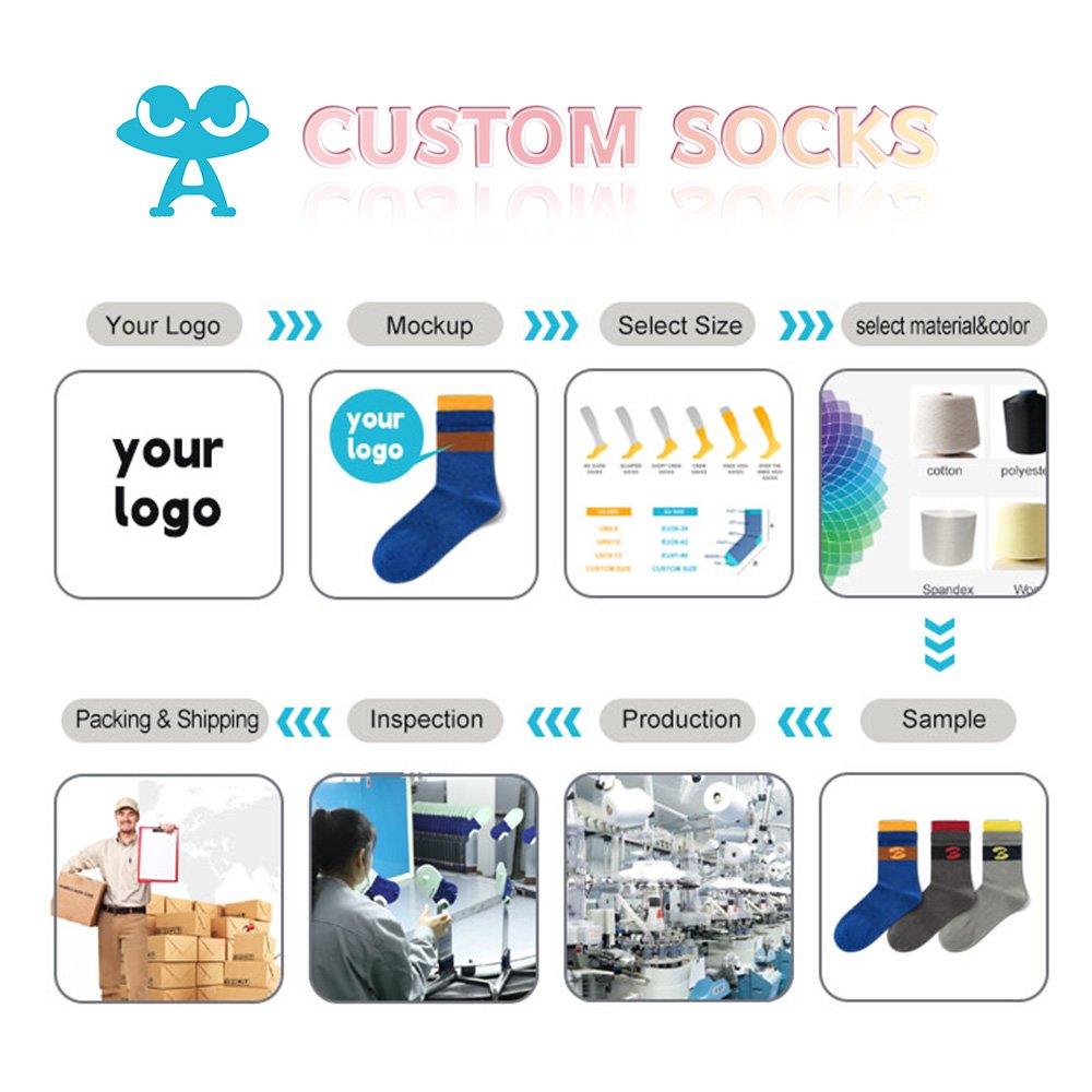 Bioserica Era custom socks logo custom design socks for women socks unisex