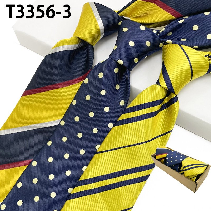 Hot sell elegante escola gravata necktie 7.5cm stripe corbatas para hombre corbata conjunto crimson and gold striped neck tie