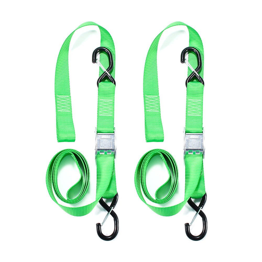 2Pk 1.5 Inch 1200Kg Safety Motorcycle Straps Fastening Tie Down for Transport