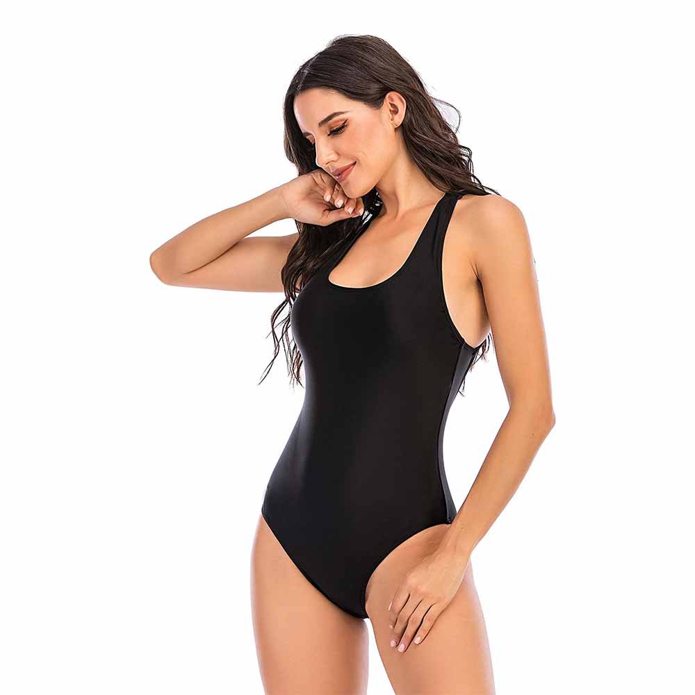 Professional Swimmer Suits in Black Color Wholesale Price Sports Active Wear Bikini Suits Made in Pakistan