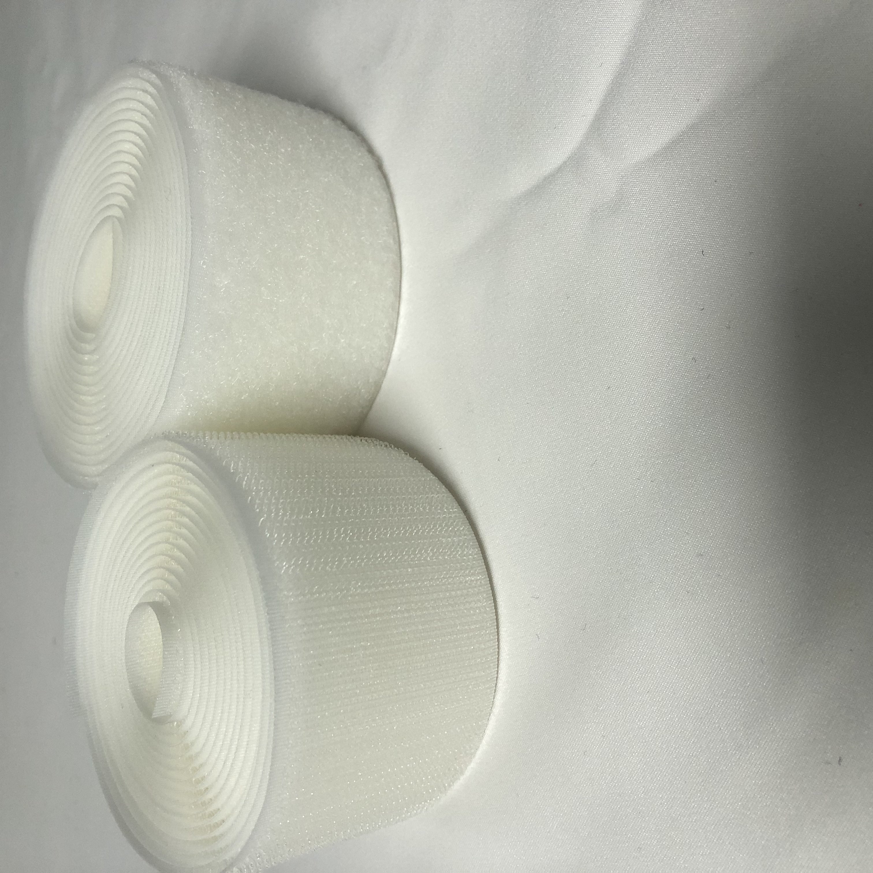 white or black nylon hook and soft circle loop ties