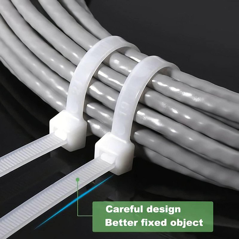 YDSL Plastic Soft Cable Zip Ties Kabelbinder Multi Colors Self-locking Rubber Nylon PA 66 Cable Tie