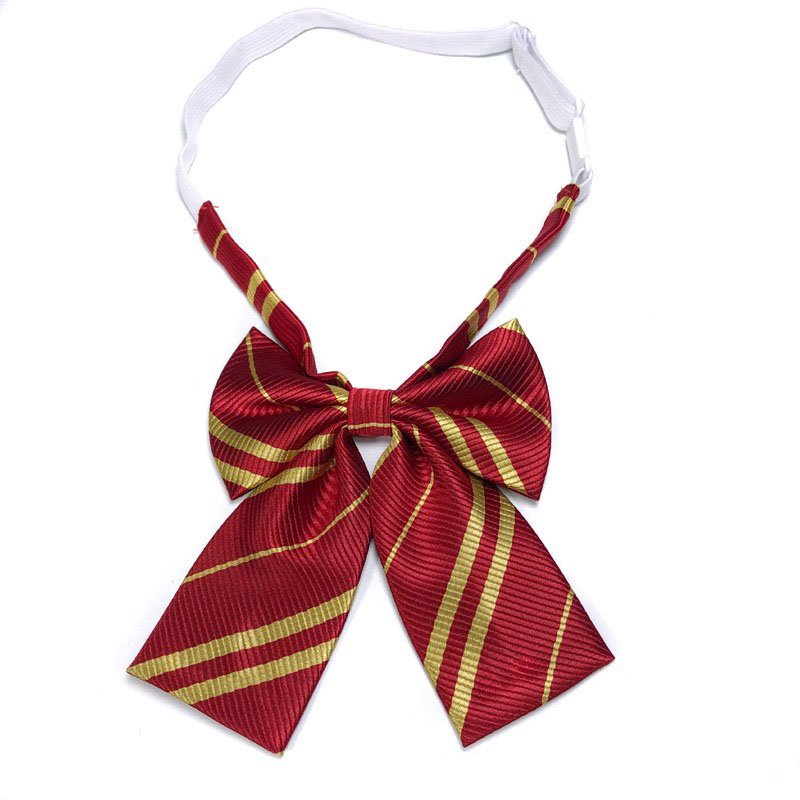 Fashion Classic Potter Neck Ties School Uniform Stripes Polyester Ties Student Necktie