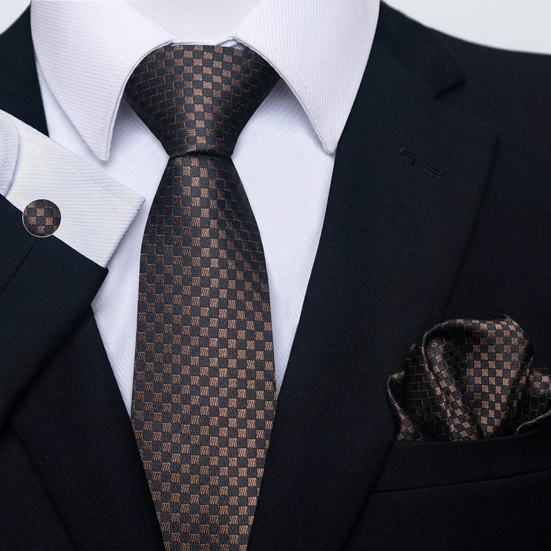 Normal Fit Male Polyester Paisley Tie for Men's Suit