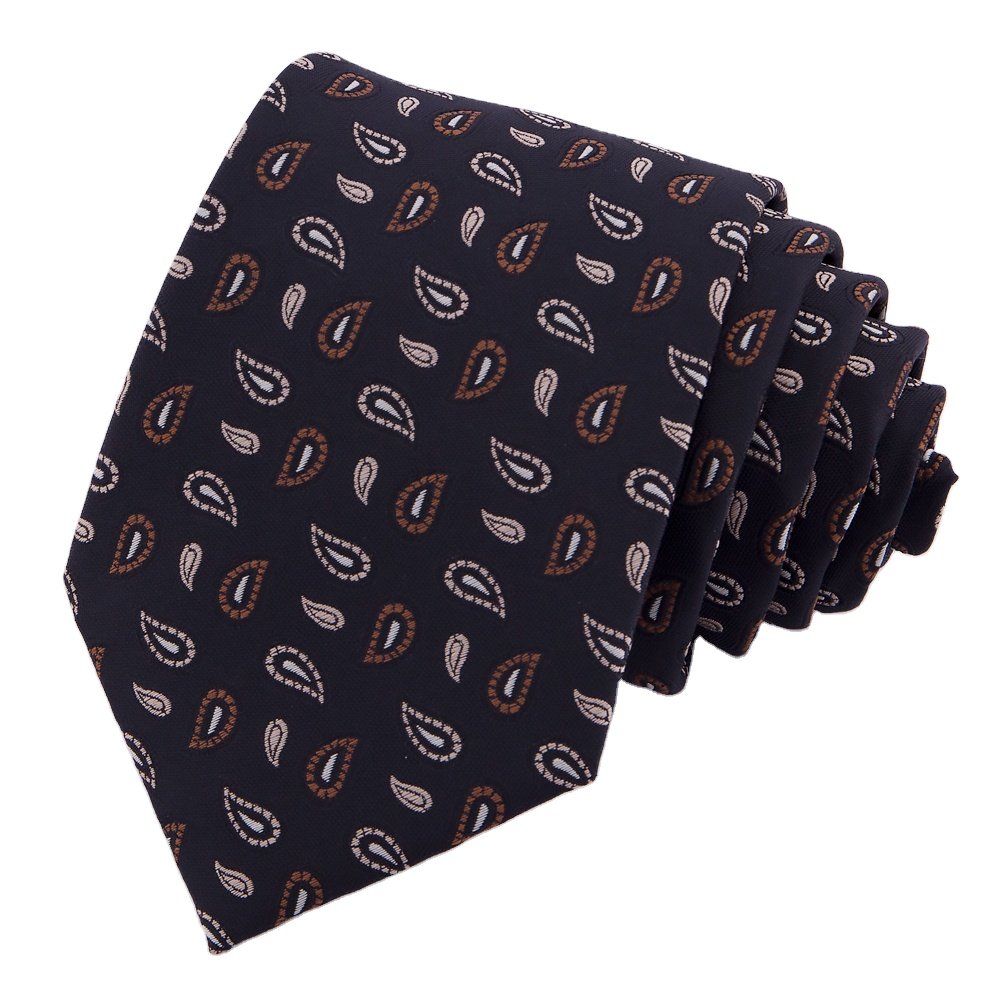 Manxiang Tailored Custom Handmade Famous Brand Jacquard Woven 100% Pure Silk Neck Ties