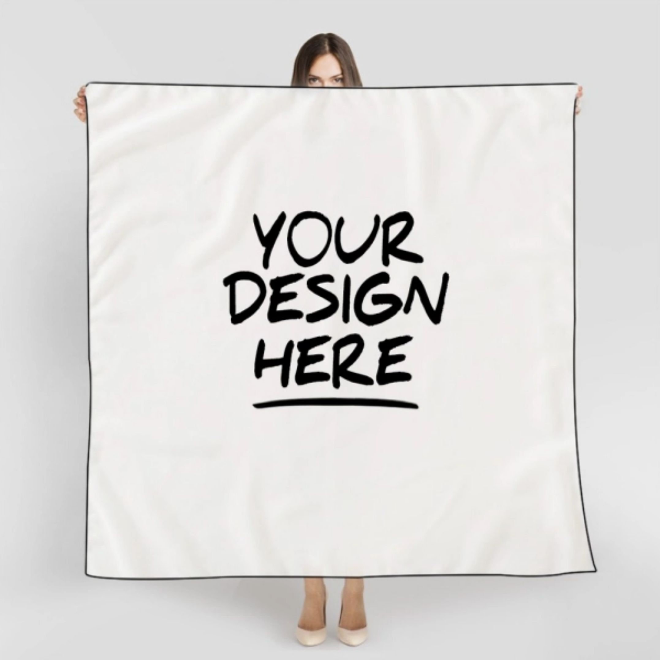 Luxury Print Square Shawl Wraps Beach Stoles Echarpe Silk Scarf for Women Neck Tie Female Hair Band Bag Head kerchief Hijab 2023