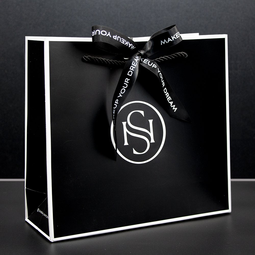 Luxury Custom Paper Bag For Jewelry Packaging Gift Paper Bags Ribbon Handle With Logo