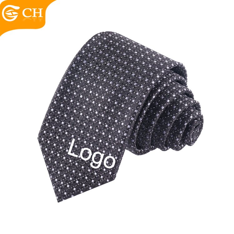 OEM Chinese Old Brand Manufacturers Blue Latest Designer Neckties Personalized Woven Navy Dot Custom Logo Tie