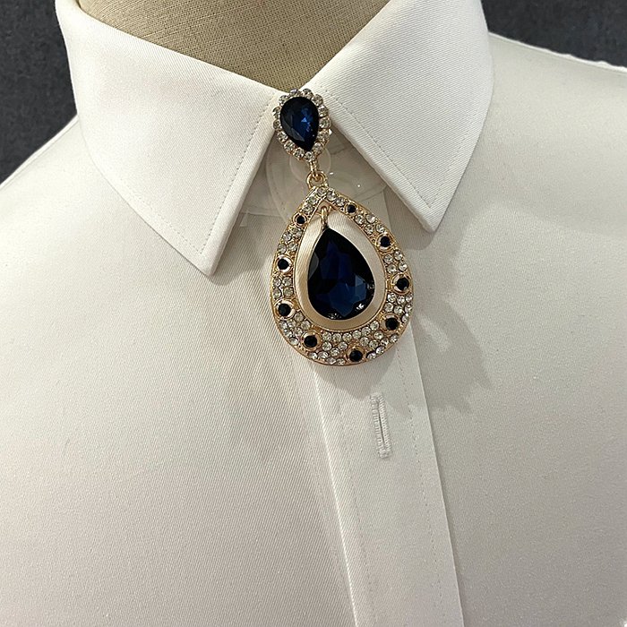 Fashion Jewelry Crystal Bowtie 2023 Popular Gemstone Drop Shape Necklace Hot Selling bow tie Jewelry decorations