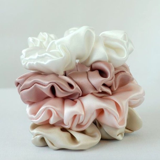 Luxury 100% 19mm Silk Hair Scrunchies 1cm 3.5cm 6cm Hair Clips For Women Accessories Scrunchy Soft Hair Care