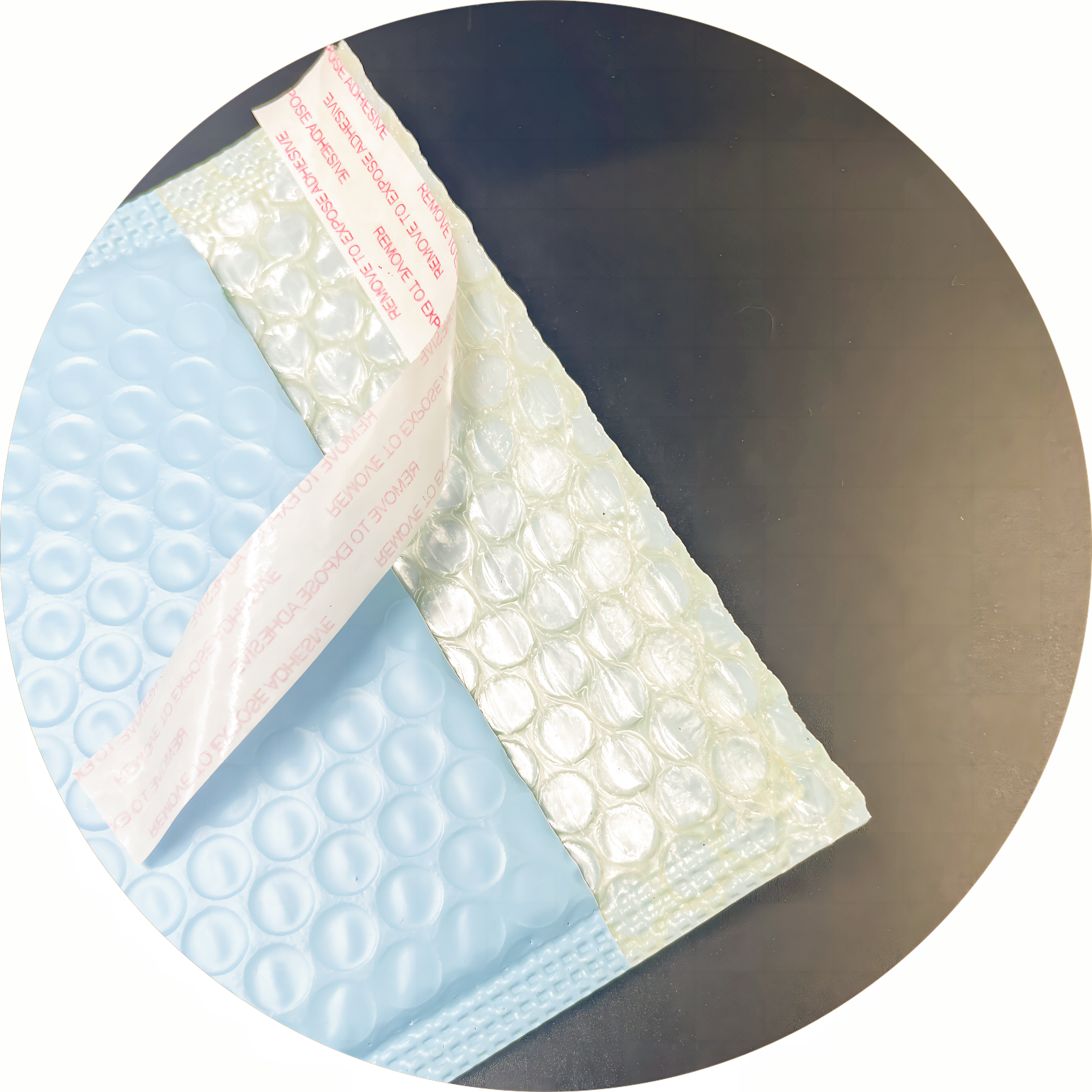Eco-friendly Customize cream blue Bubble Bag Tear Proof Padded Bubble Envelopes Strong Adhesive Packing Bubble Mailer Bag
