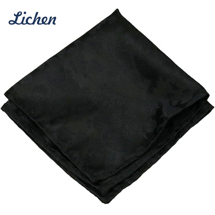 Men Wedding Novelty Gift Polyester Bow Tie Handkerchief Brooch Set Bowtie