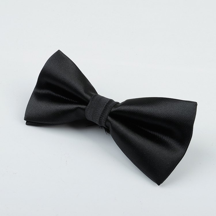 Bow Ties for Men Handmade Casual Party Self Tie Bowties Solid Noeud Papillon Slim Wedding Kids Bow Tie with Box