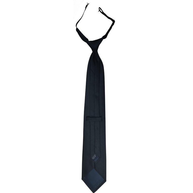 100% Polyester or Customized Material Black Color Men's Dress Tie