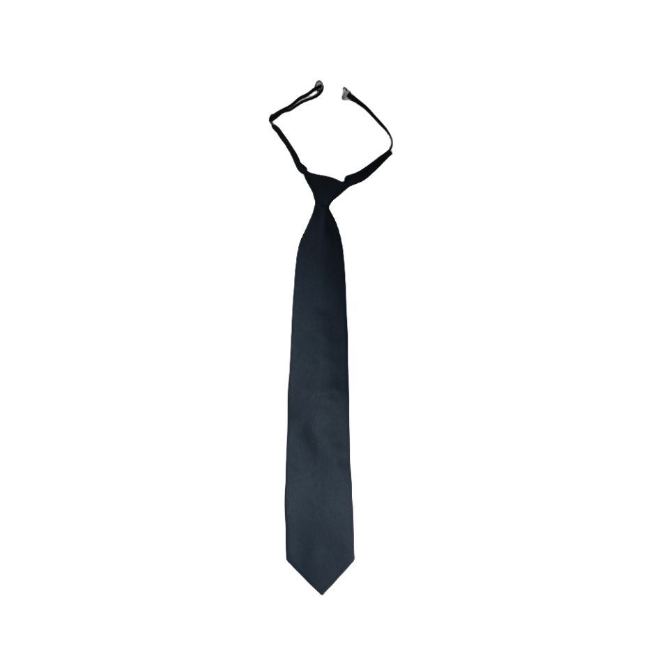 100% Polyester or Customized Material Black Color Men's Dress Tie