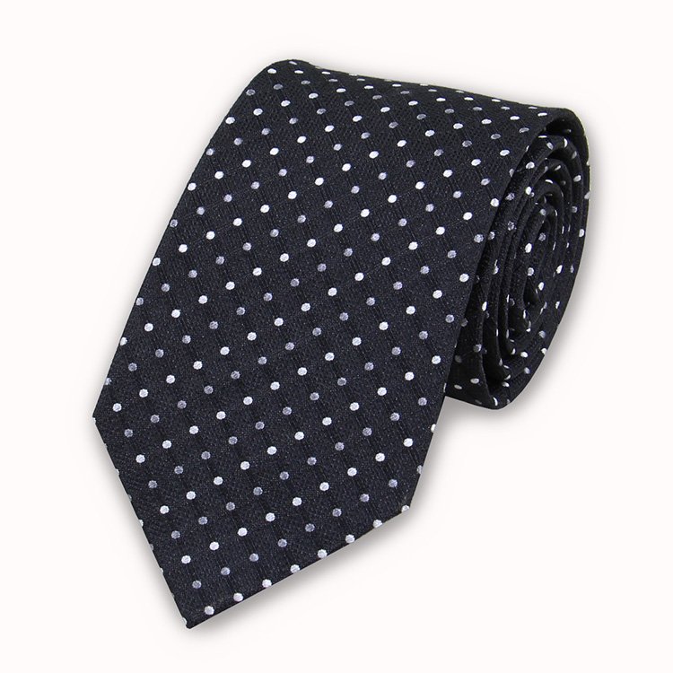 Custom Silk Ties Men Summer Theme Silk Neck Ties Men Classical Business Sublimation Solid Floral Dot Silk Necktie For Men
