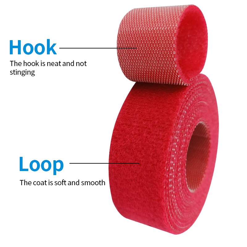 Custom Hook and Lop Cable Ties Printed Adjustable Velcroes Strap Durableo Management Cinch Straps Nylon Cable storage