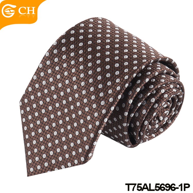 Hot Sale Factory Directly OEM Neckties Business Casual Custom Jacquard Woven Ties Dotted Plaid Paisley Polyester Men Ties