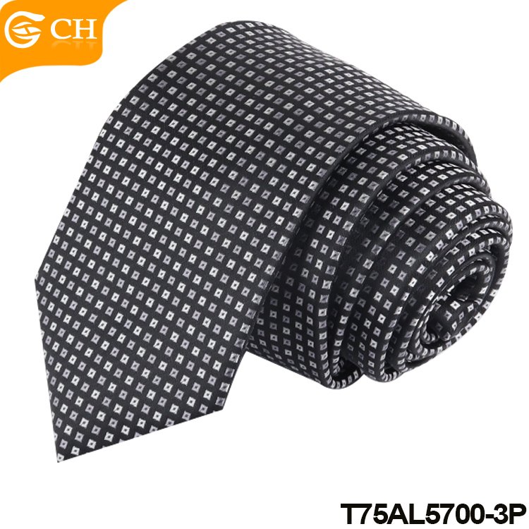 Hot Sale Factory Directly OEM Neckties Business Casual Custom Jacquard Woven Ties Dotted Plaid Paisley Polyester Men Ties