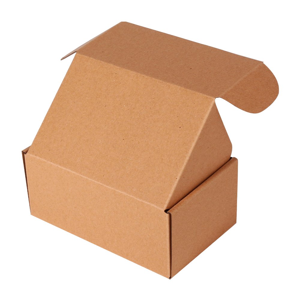 Eco-friendly Folding Custom Logo Size Printed Brown Corrugated Paper Shipping Mailer Boxes Package