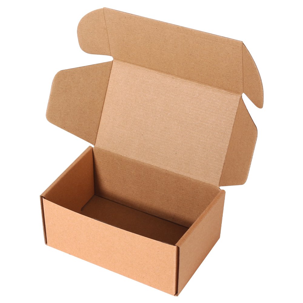 Eco-friendly Folding Custom Logo Size Printed Brown Corrugated Paper Shipping Mailer Boxes Package