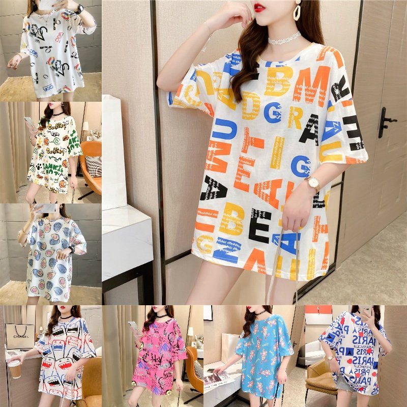 2024 Manufacturer Wholesale Women's Wear New Design Flat T-shirts Women's Short sleeved Shirts Women's Fashion Loose T-shirts