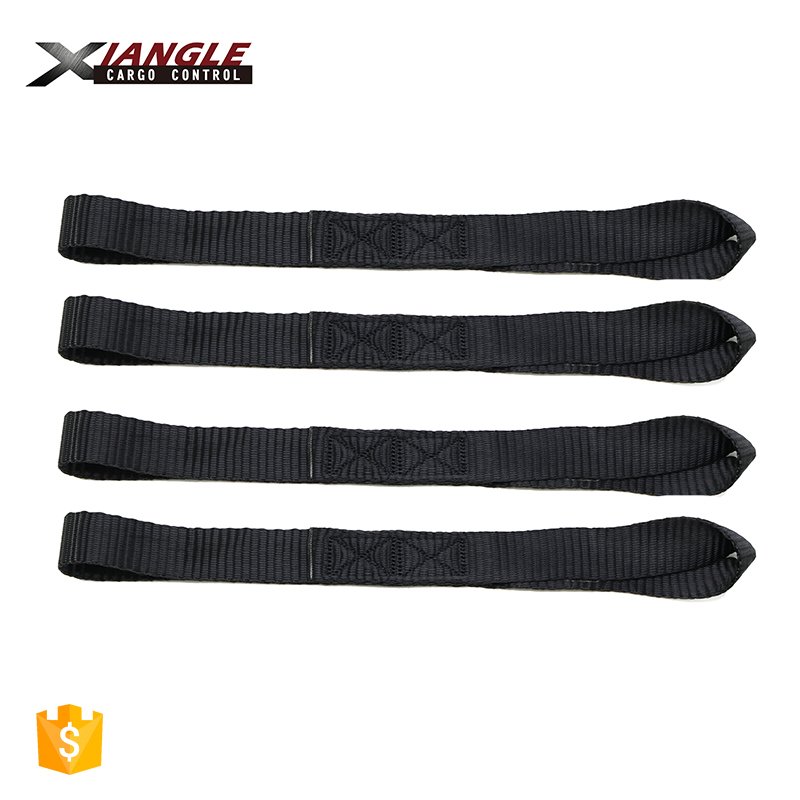 Wholesale 1 Inch 2200 Lbs Polyester Webbing Strap Motorcycles Tie Down Soft Loops
